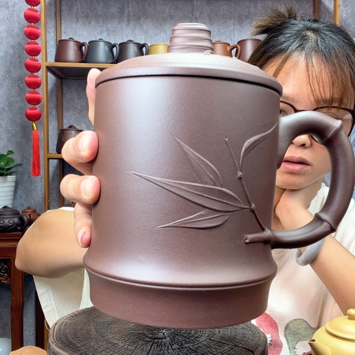 茶杯紫砂原矿紫砂杯