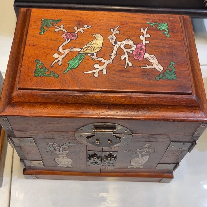 木鸟踏花枝官箱官箱