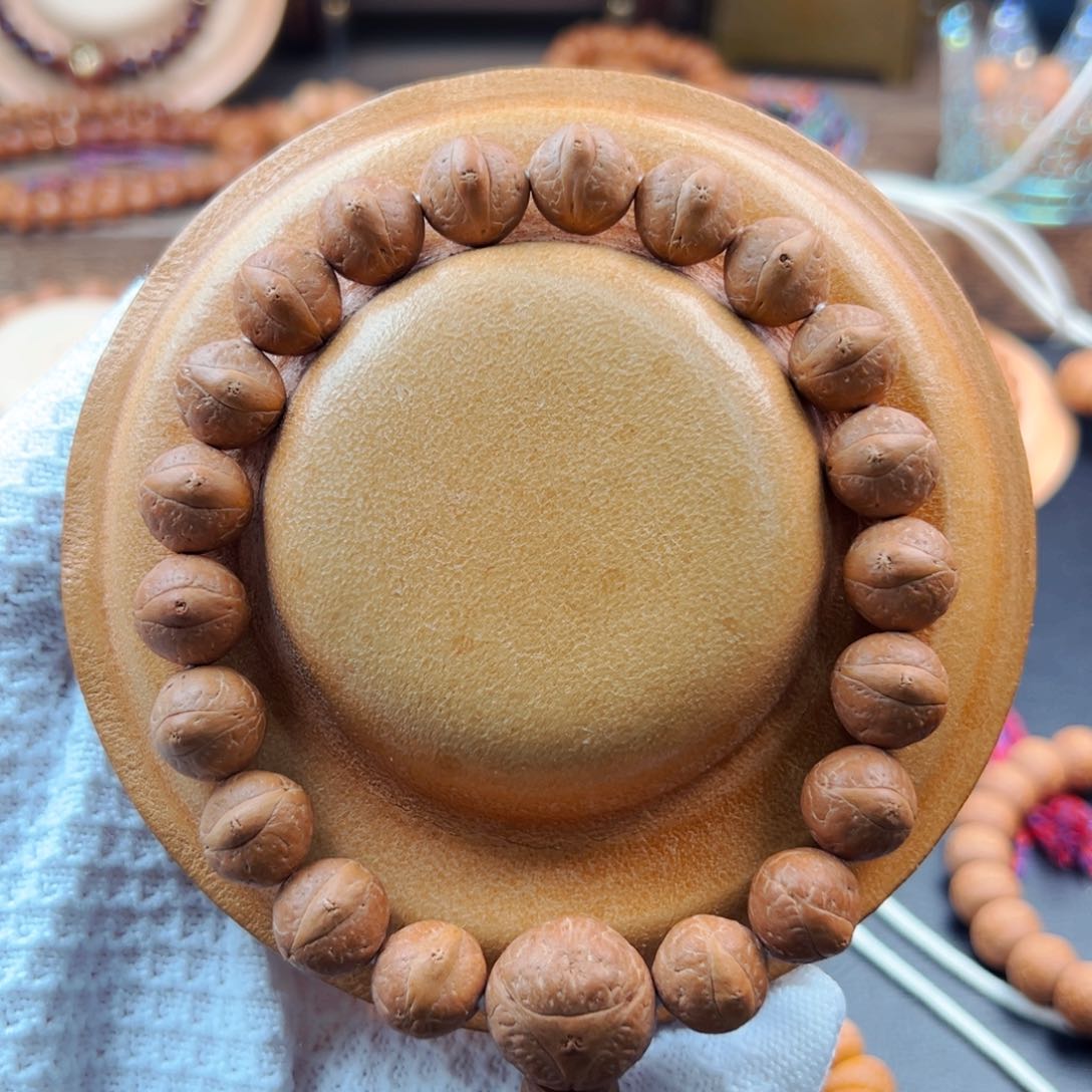 手串凤眼菩提12mm单仓铁籽