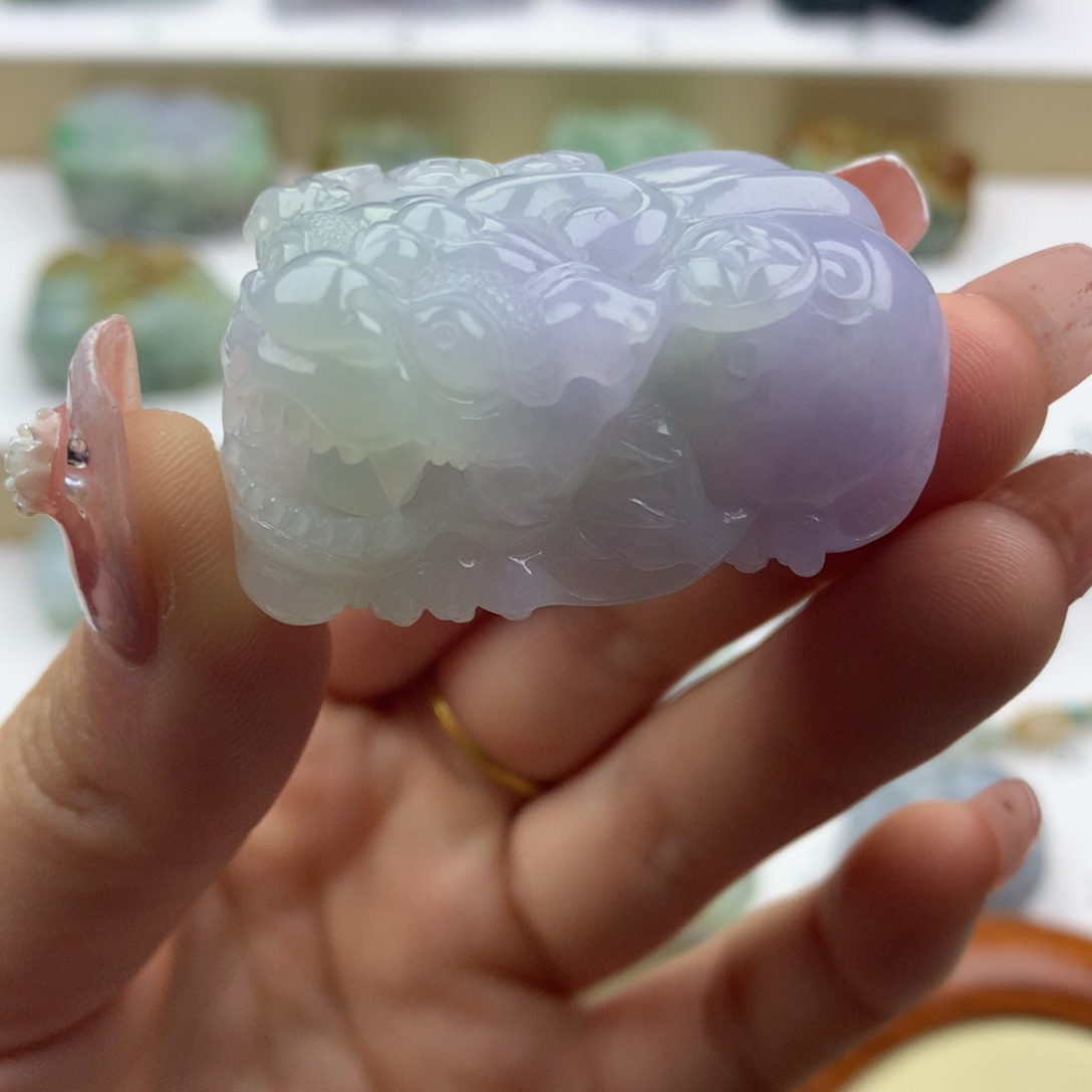 翡翠吊坠(不含链)未镶嵌天然缅甸翡翠A货貔貅