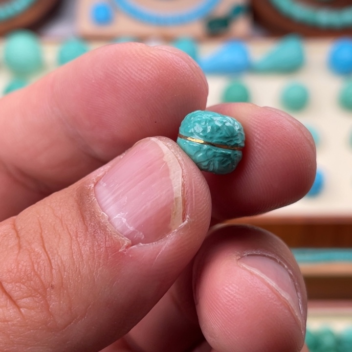 直径10绿色腰线珠