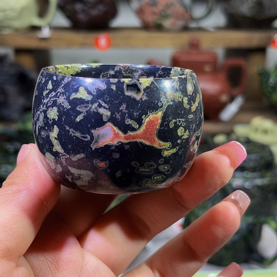 梅花玉圆鼓杯50cc杯子