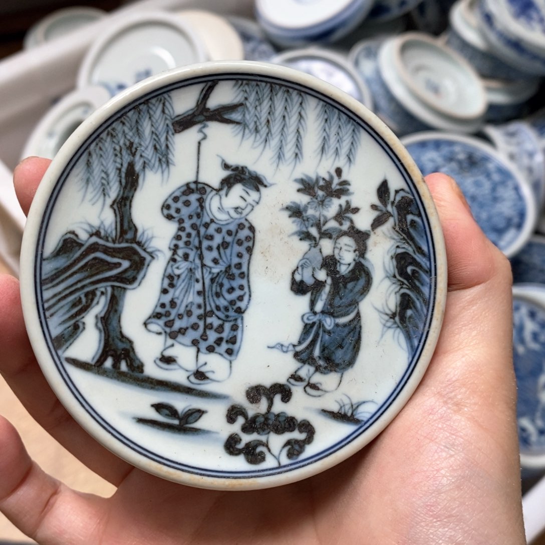 手工手绘柴窑单杯
