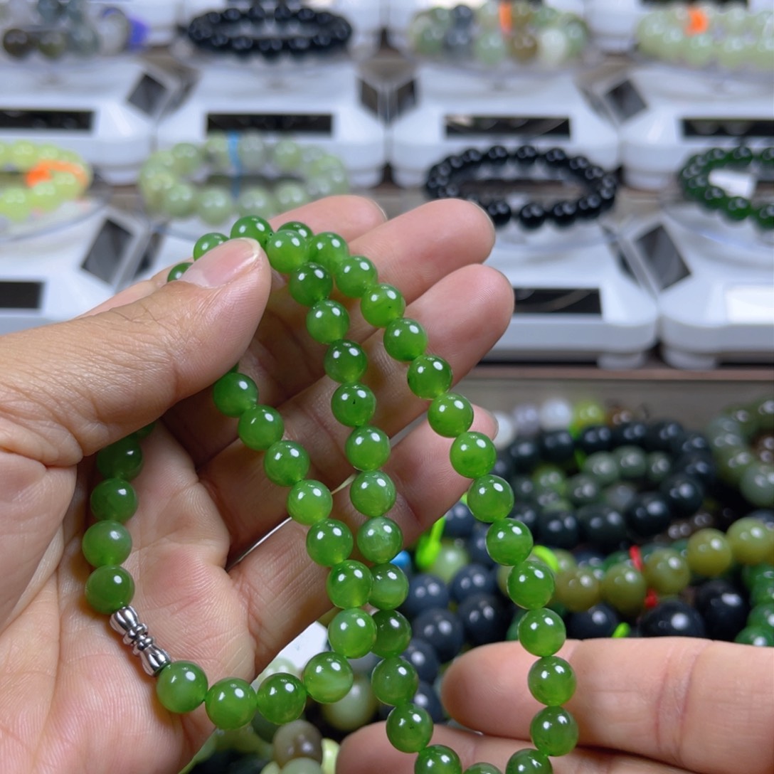 和田玉手链未镶嵌