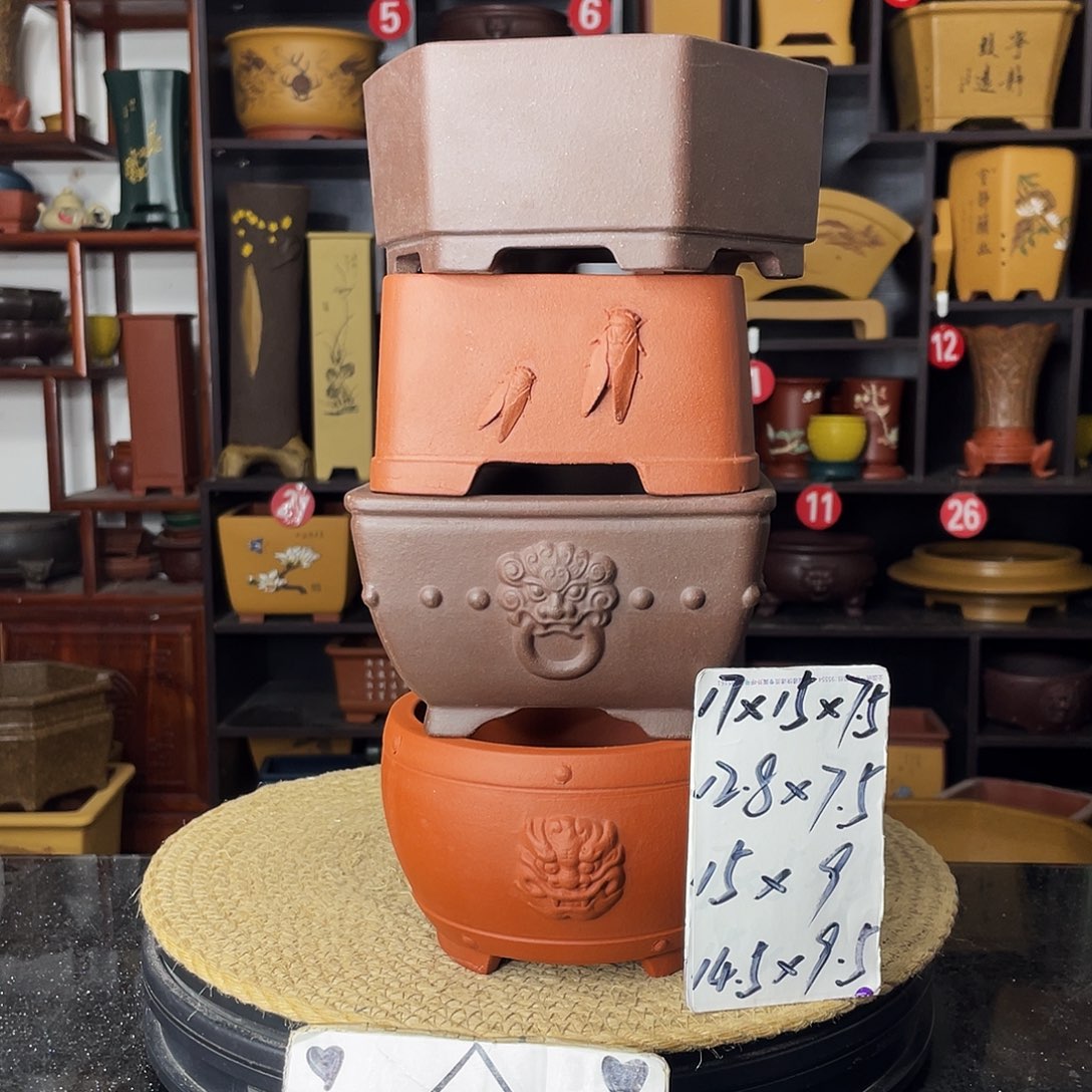 紫砂紫砂艺术紫砂花盆