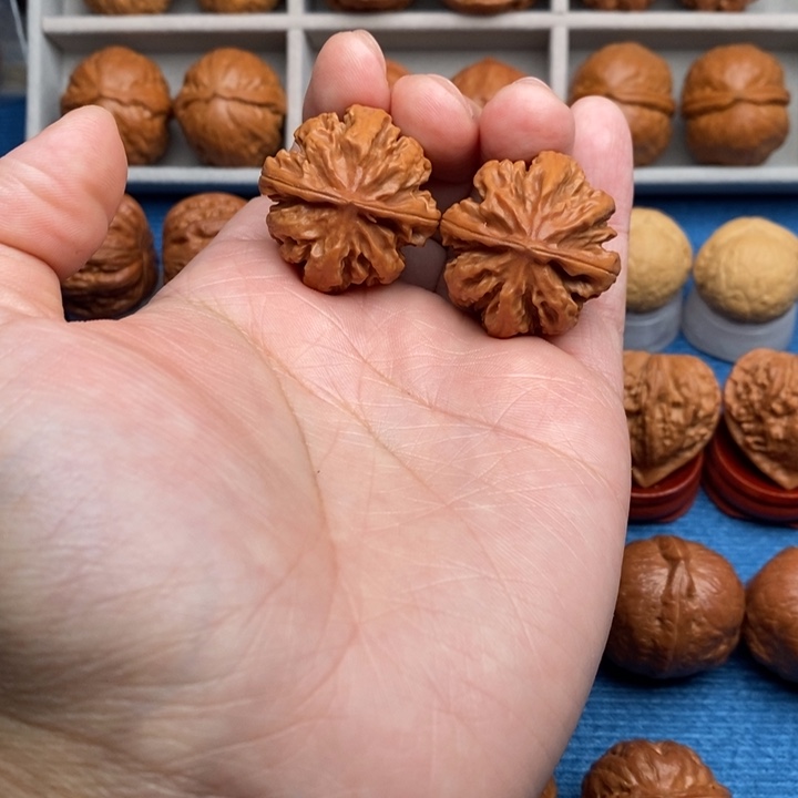 微***点把件文玩核桃龙头