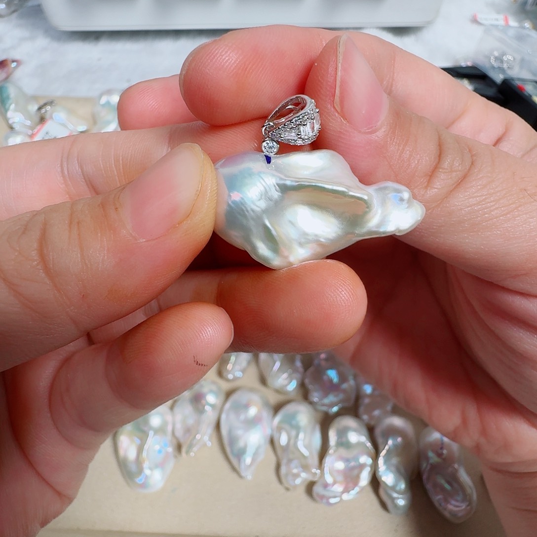 骑***路淡水珍珠未镶嵌颈饰