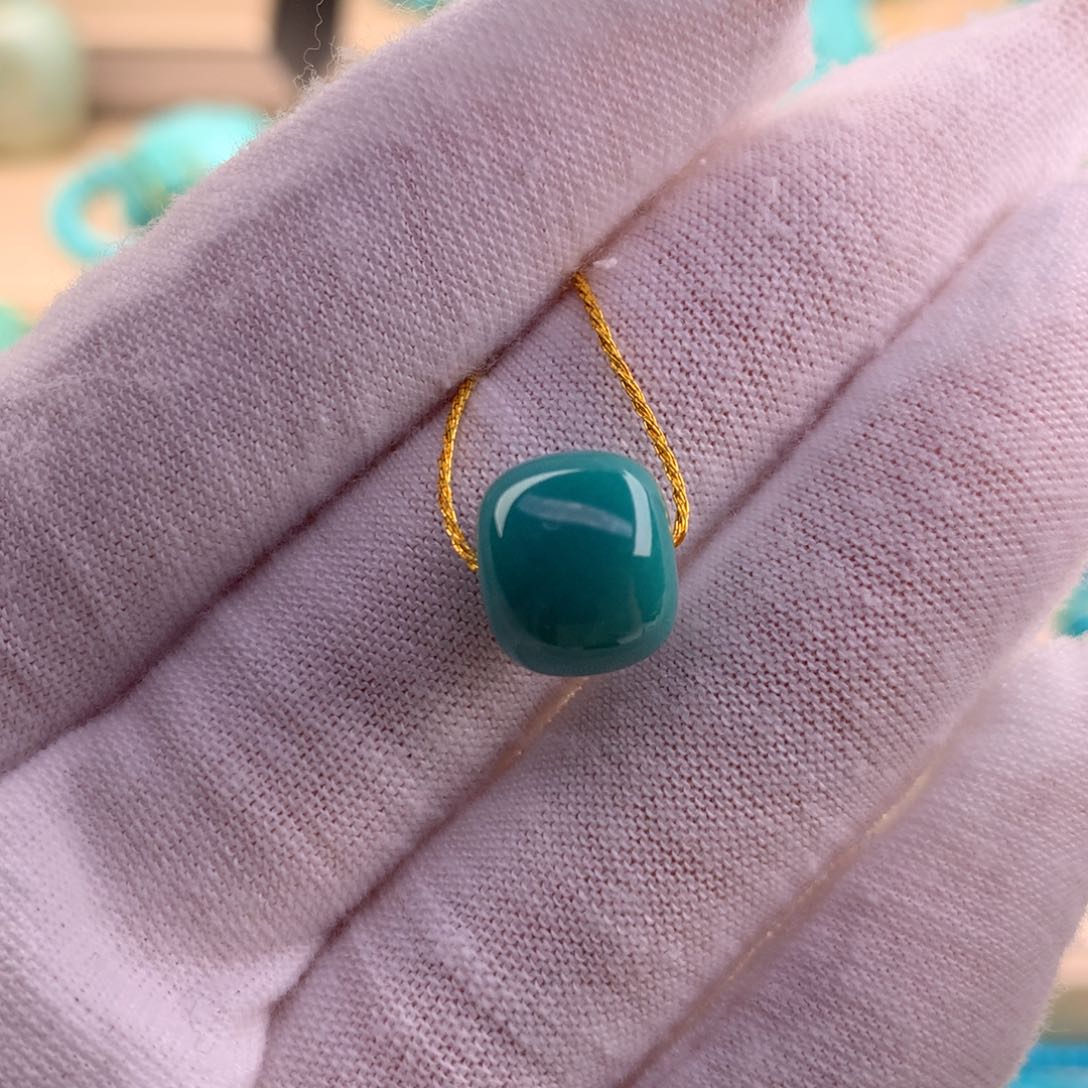 绿松石珠宝奇石未镶嵌11.3×9.7