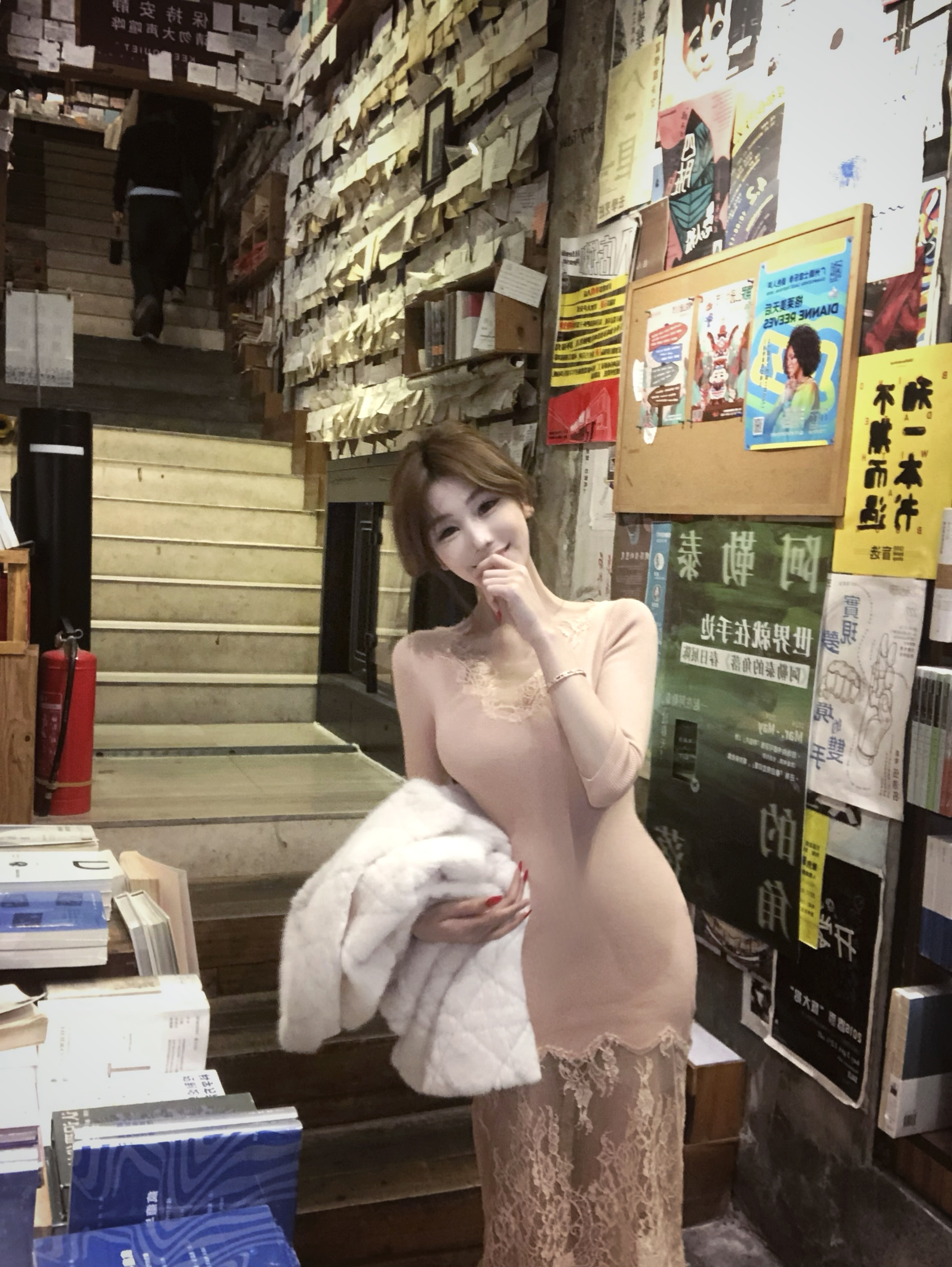 WW原创「长月如梦」显瘦网红性感修身气质轻奢蕾丝小众设计感连衣裙