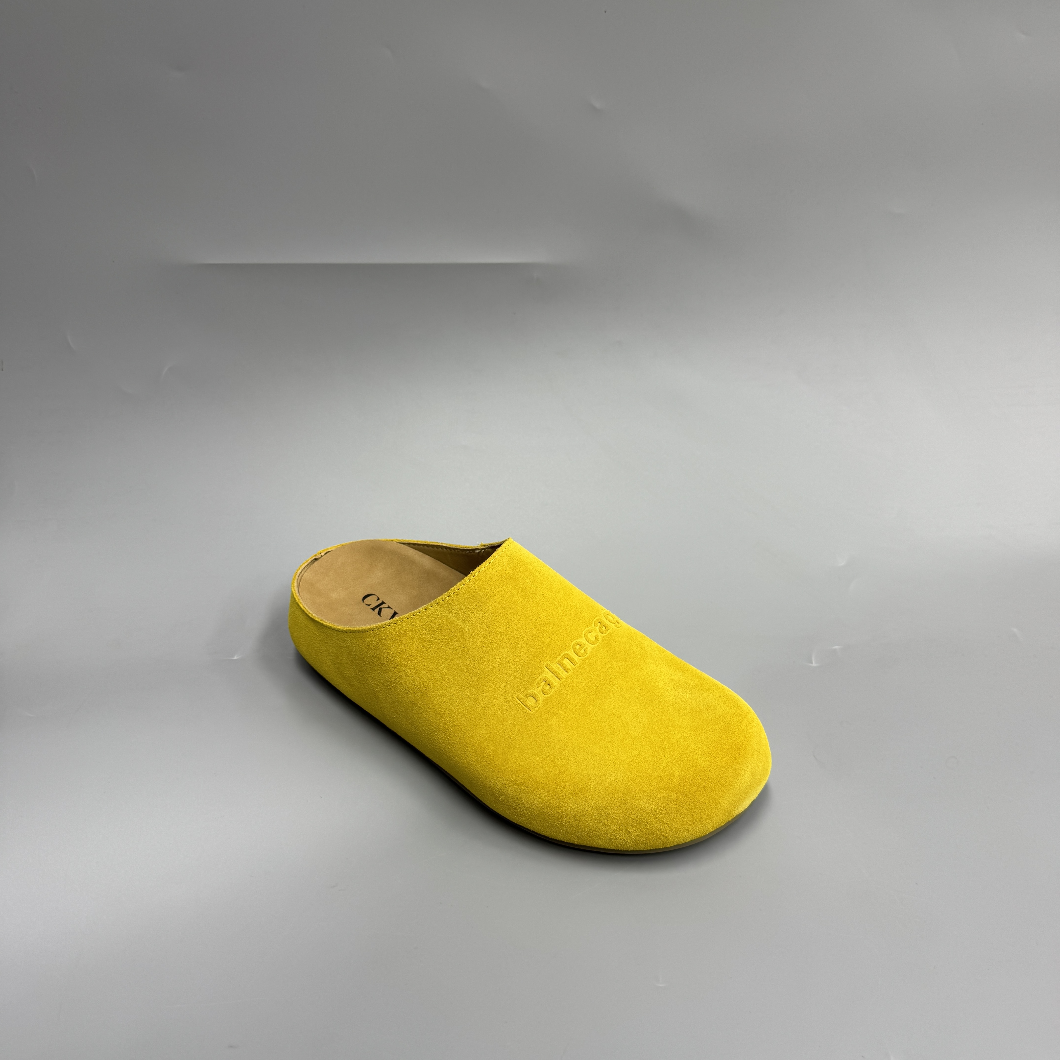 复古森系真皮平底包头半拖鞋女外穿懒人一脚蹬勃肯鞋96005