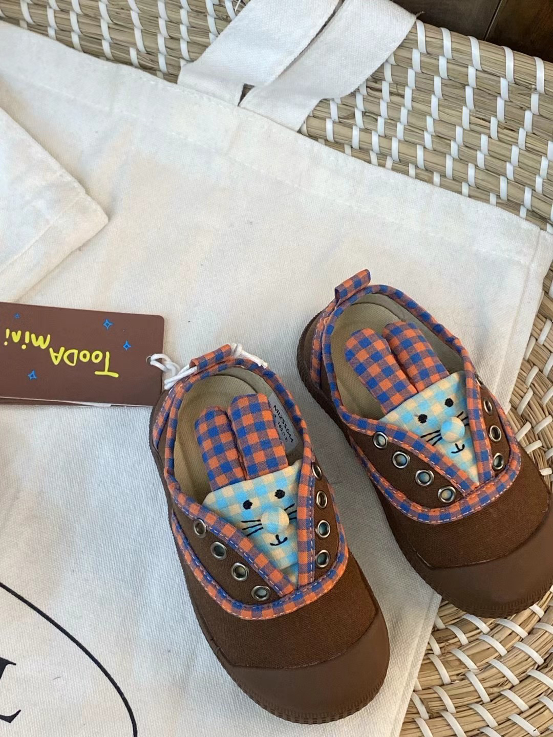 Tooda25年春夏款儿童帆布鞋一脚蹬