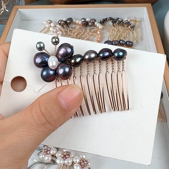 发饰未镶嵌淡水珍珠