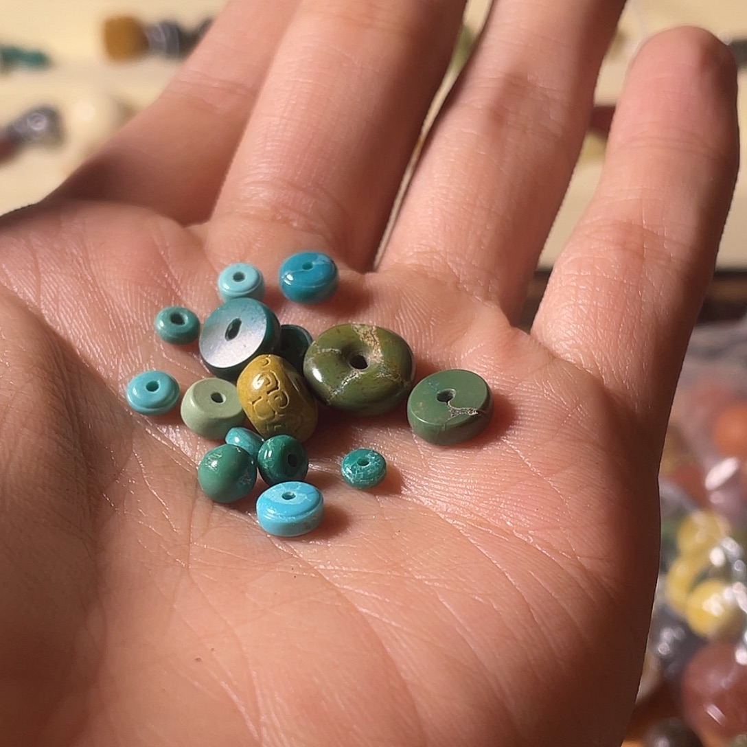 触***光白玉菩提吊坠珠子