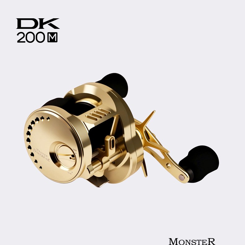 高徒鼓轮DK200巨物远投雷强打黑CNC精雕7系铝专业大容线量巨物轮