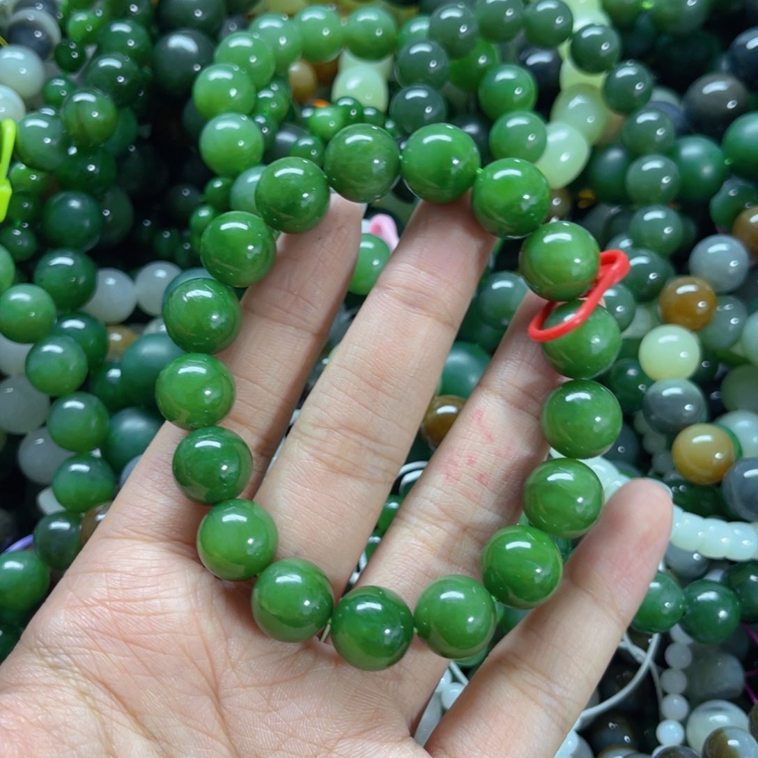 未镶嵌手链和田玉姜*