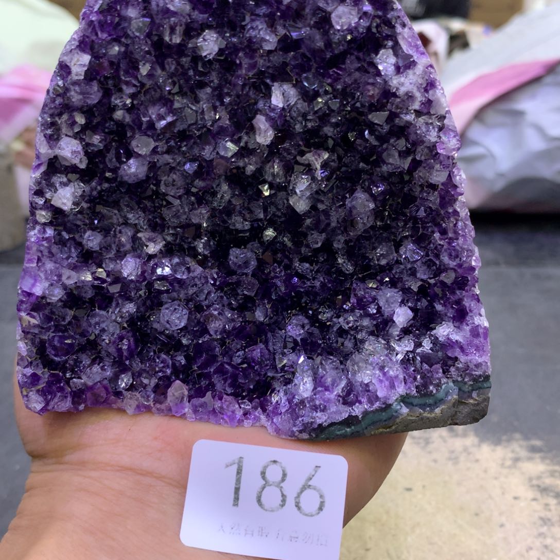 水晶摆件未镶嵌紫晶186