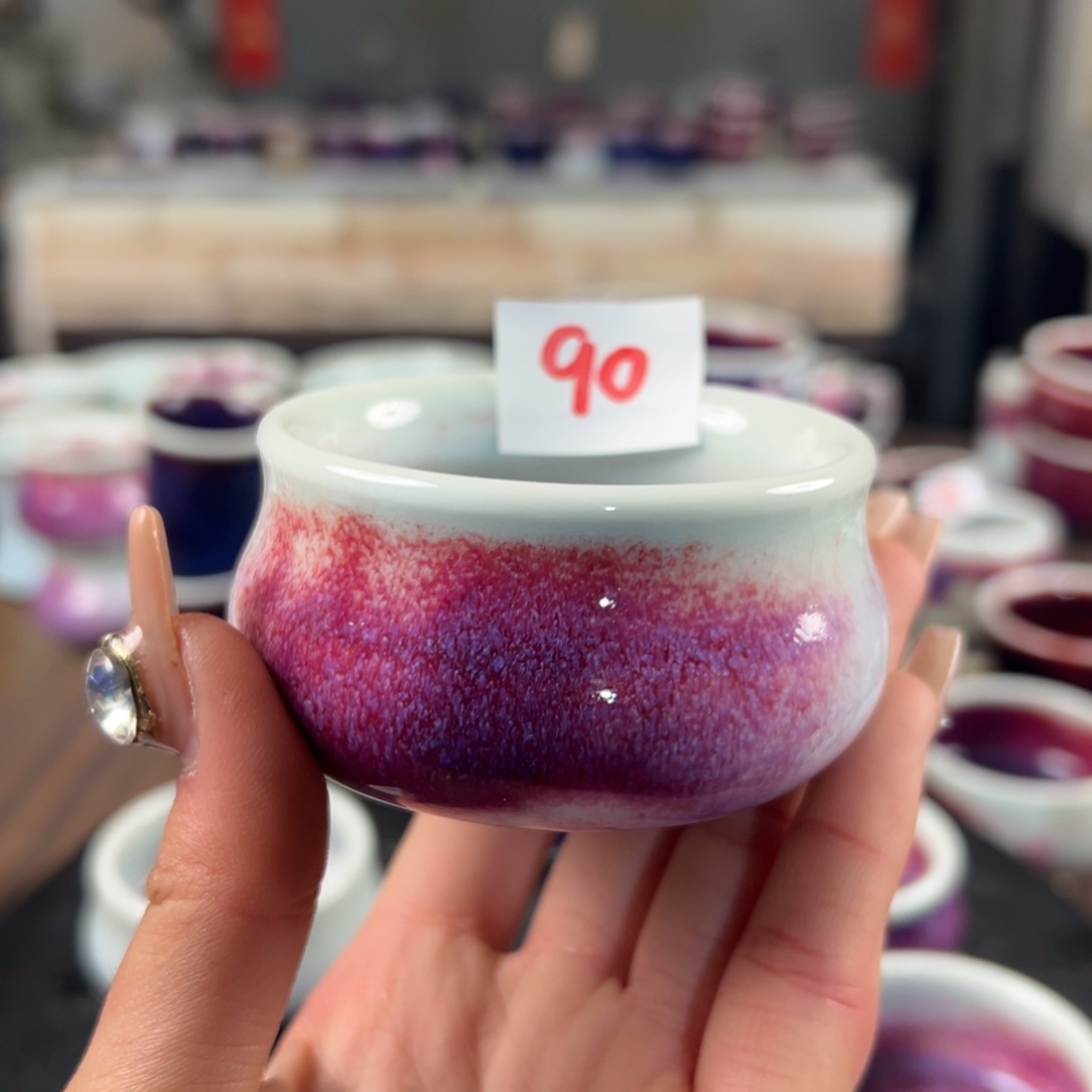 瓷片全品无暇主人杯纯手工