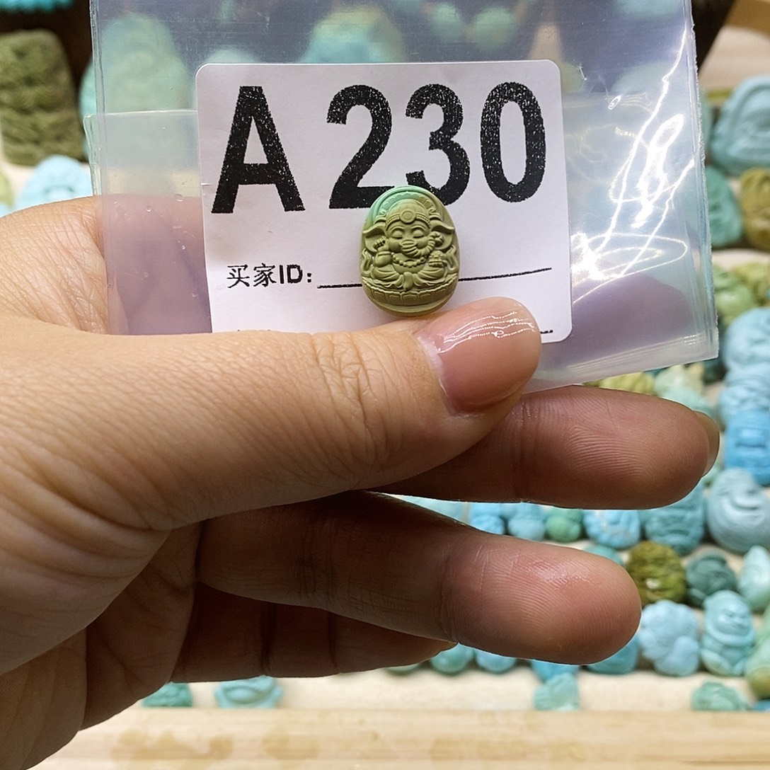 绿松石未镶嵌绿松石配饰定制