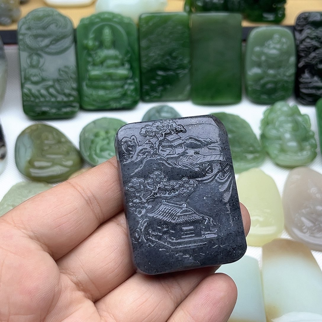 和田玉挂件未镶嵌