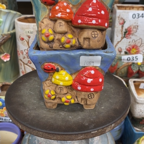 【闪购商品】红陶粗陶材质多肉花盆