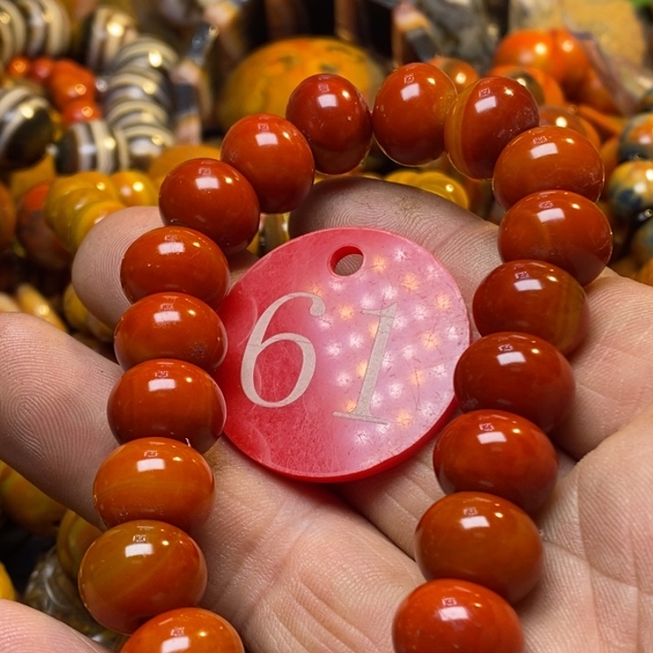 合金手链玛瑙/玉髓喜*