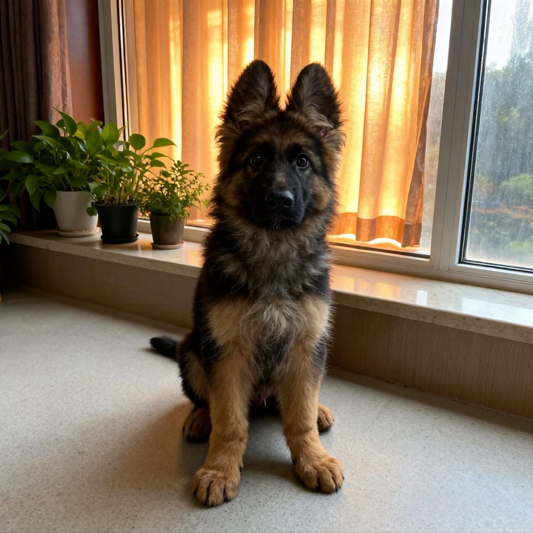 德牧幼犬真狗猛犬平背护卫犬霸气家养宠物狗幼崽狗狗狼狗看家狗狗