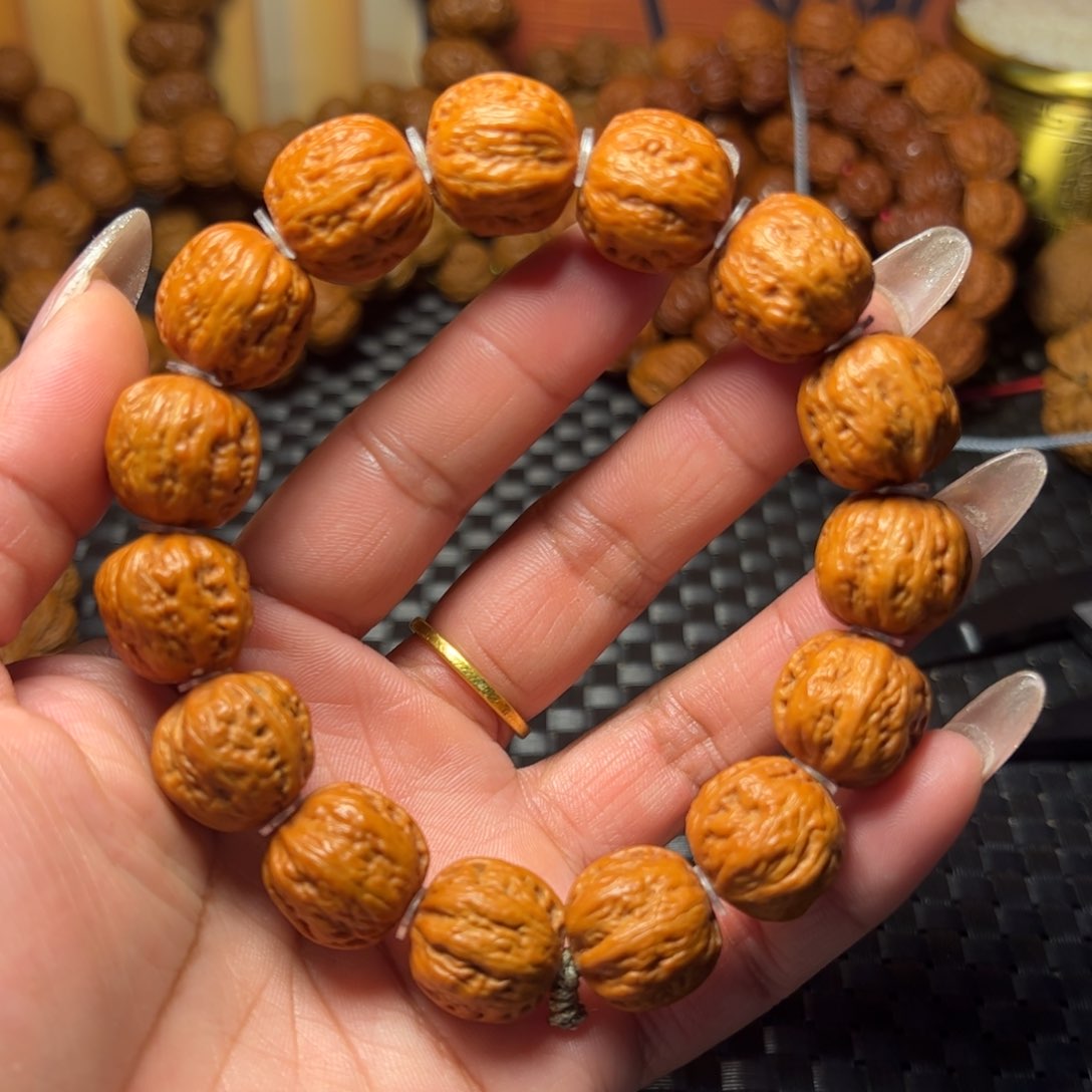 文玩核桃手串尺寸17+
