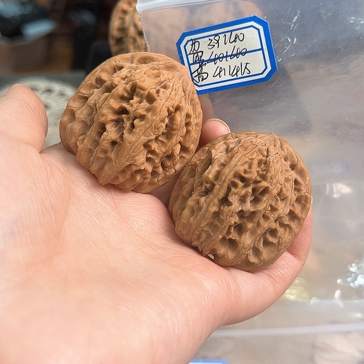 文玩核桃把件龙纹将军榜