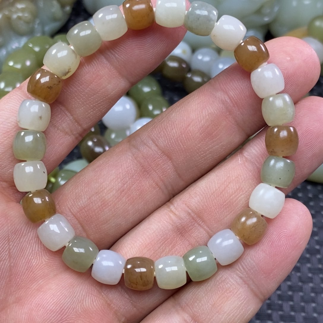 和田玉手链未镶嵌