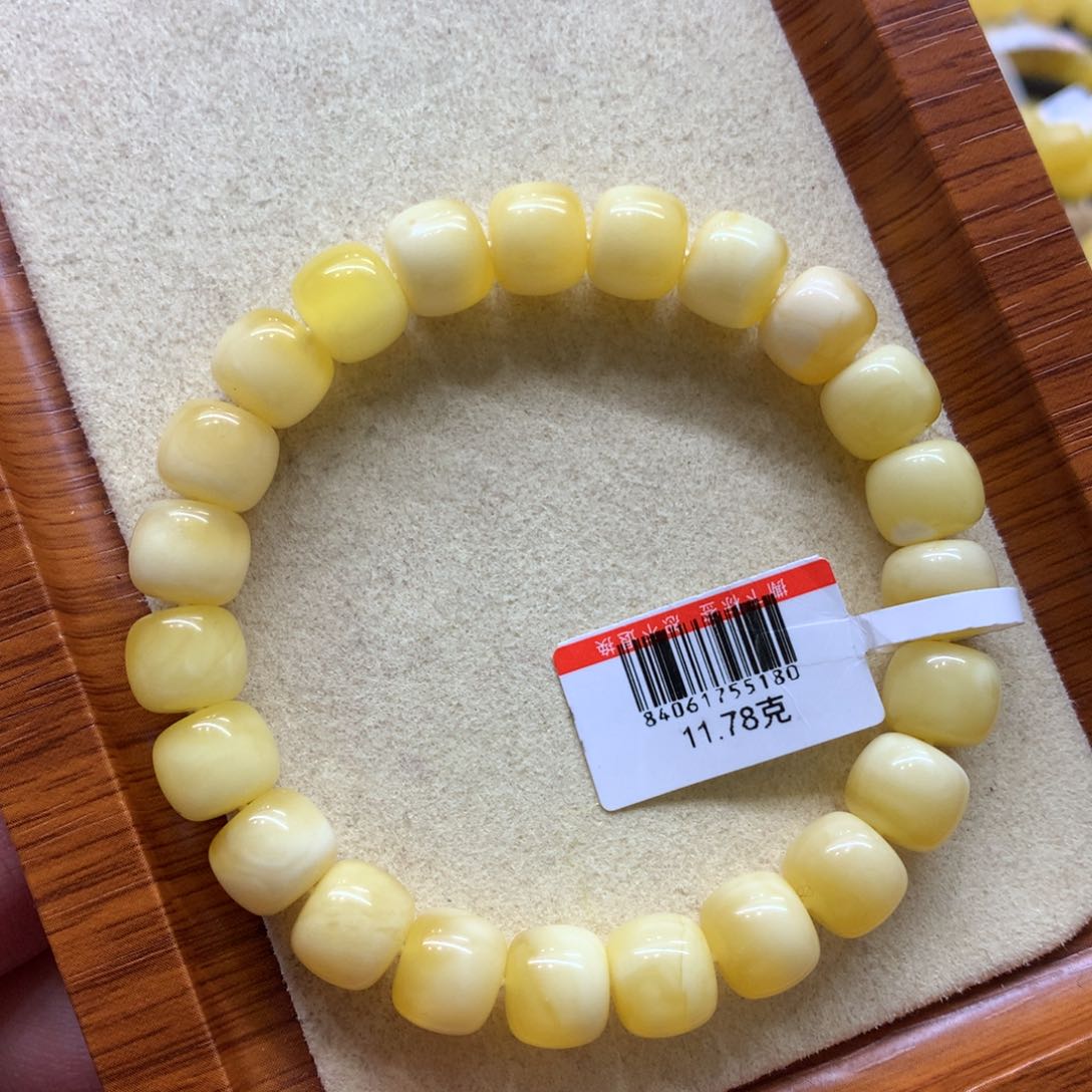 蜜蜡手链未镶嵌蜜蜡