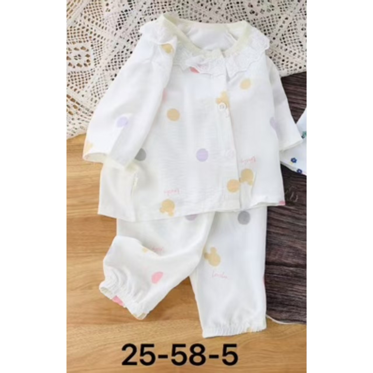 煊-【2558-5圆点点小熊】套装