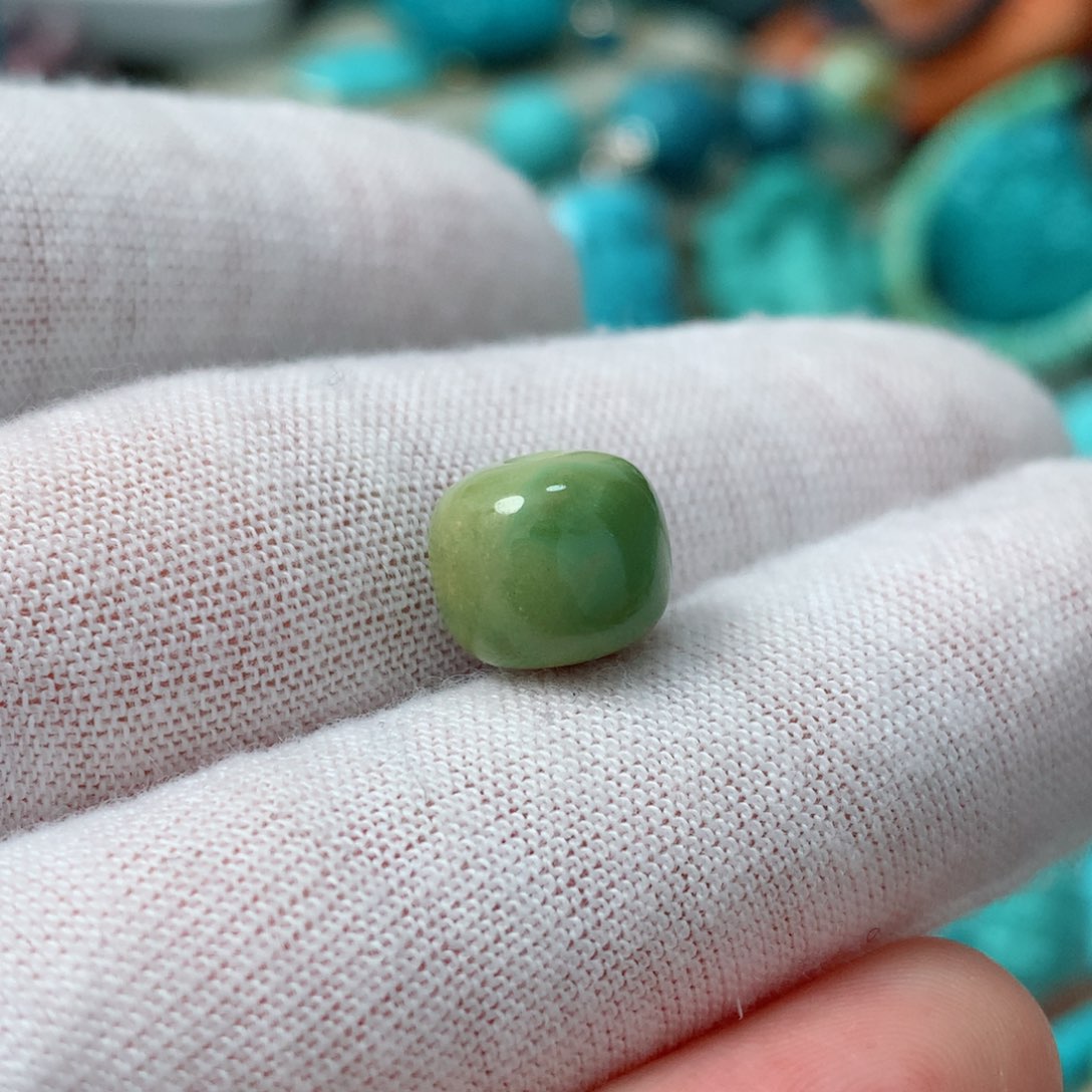 绿松石珠宝奇石未镶嵌10mm