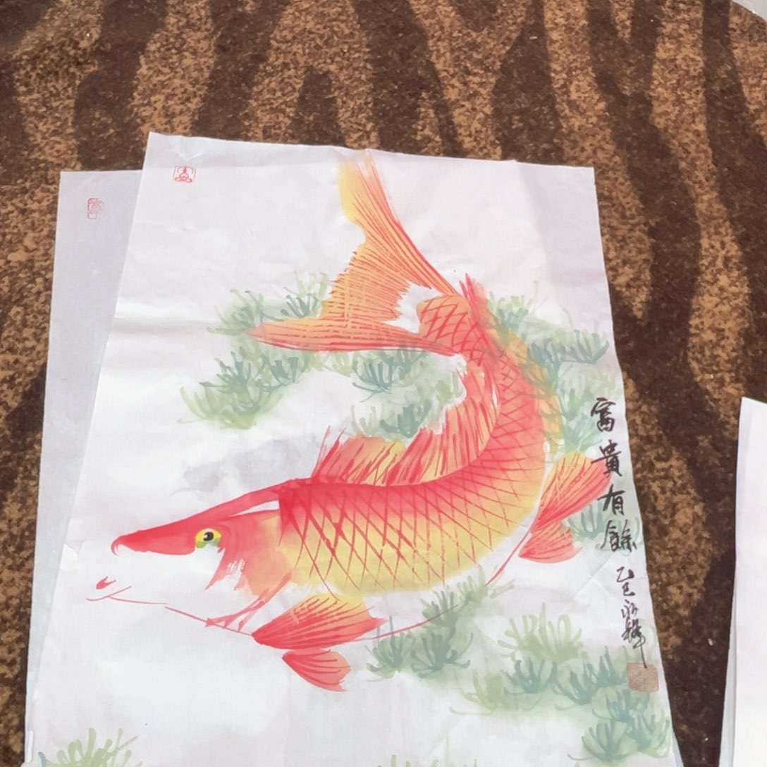 国画房永锋老师四尺三开