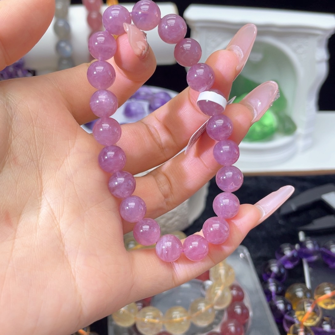 未镶嵌手链紫晶2222