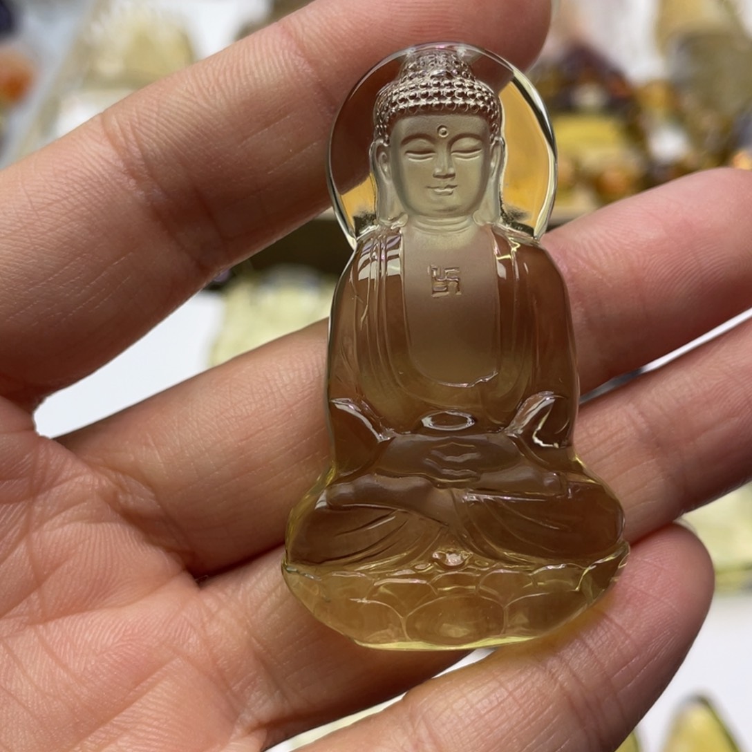 水晶颈饰未镶嵌抖*抖定制