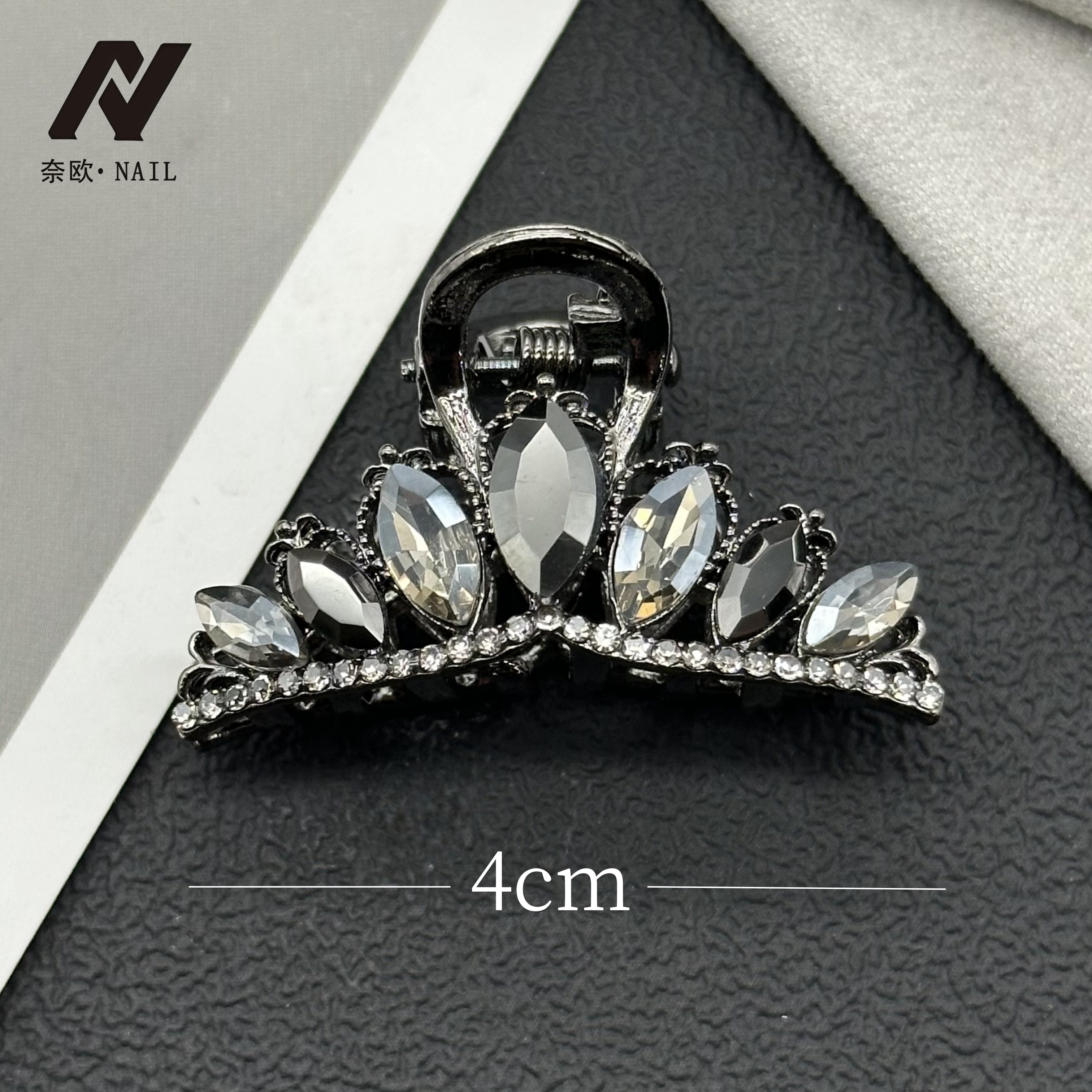 【NAIL·奈欧】设计师系列6177皇冠刘海抓夹半抓夹小抓夹