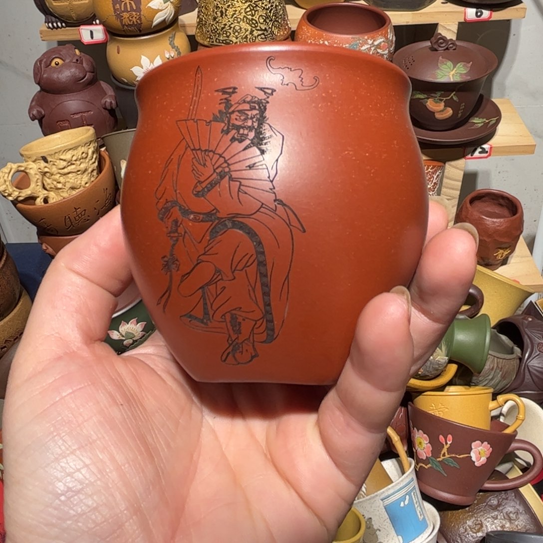 紫砂茶杯宜兴紫砂主人杯