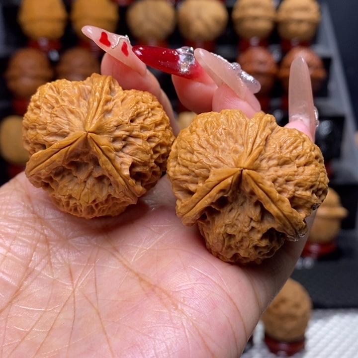 文玩核桃把件天狼三棱27号