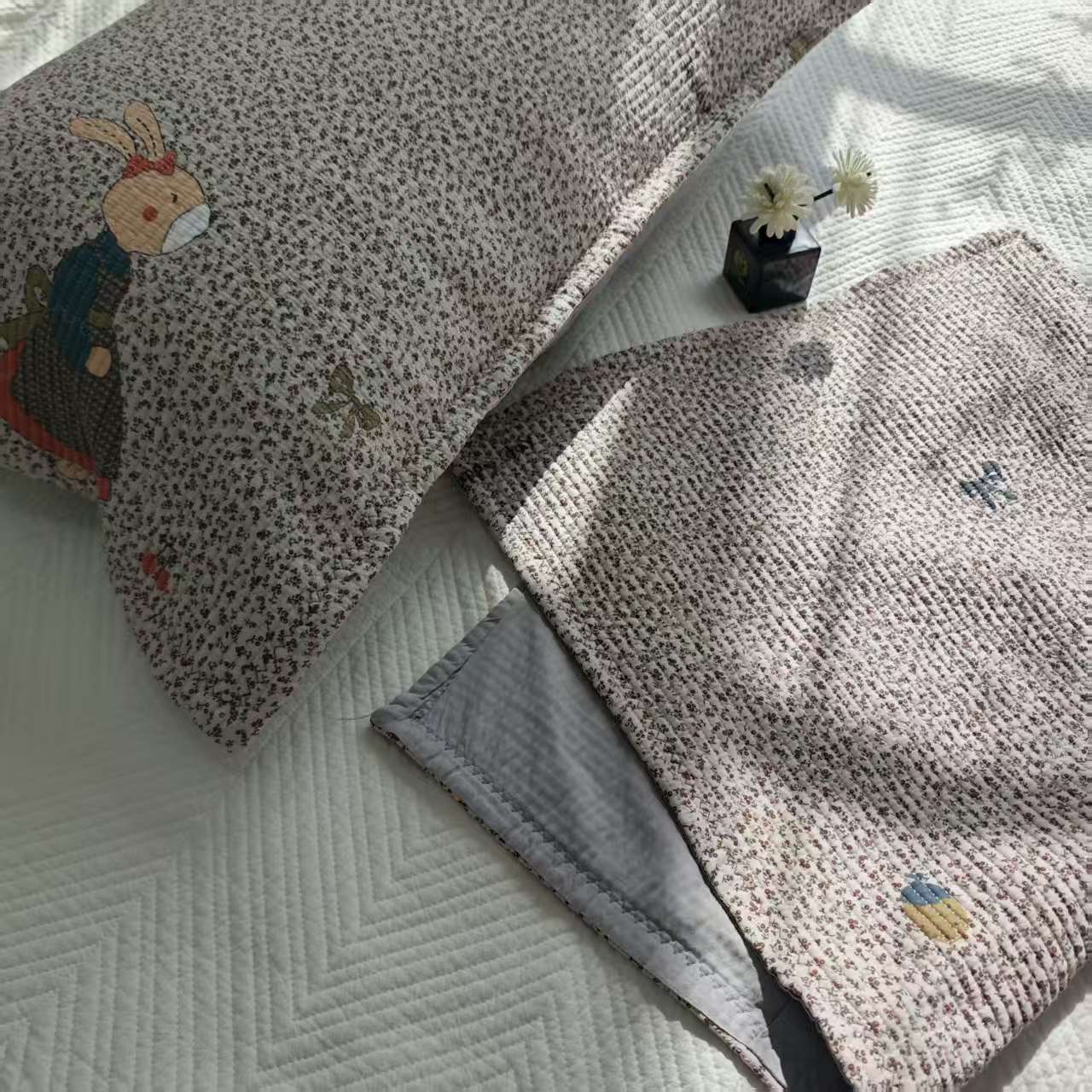 【年终促销】慧安妮塔多功能亲肤简约莫代尔棉枕套通用枕套夹棉