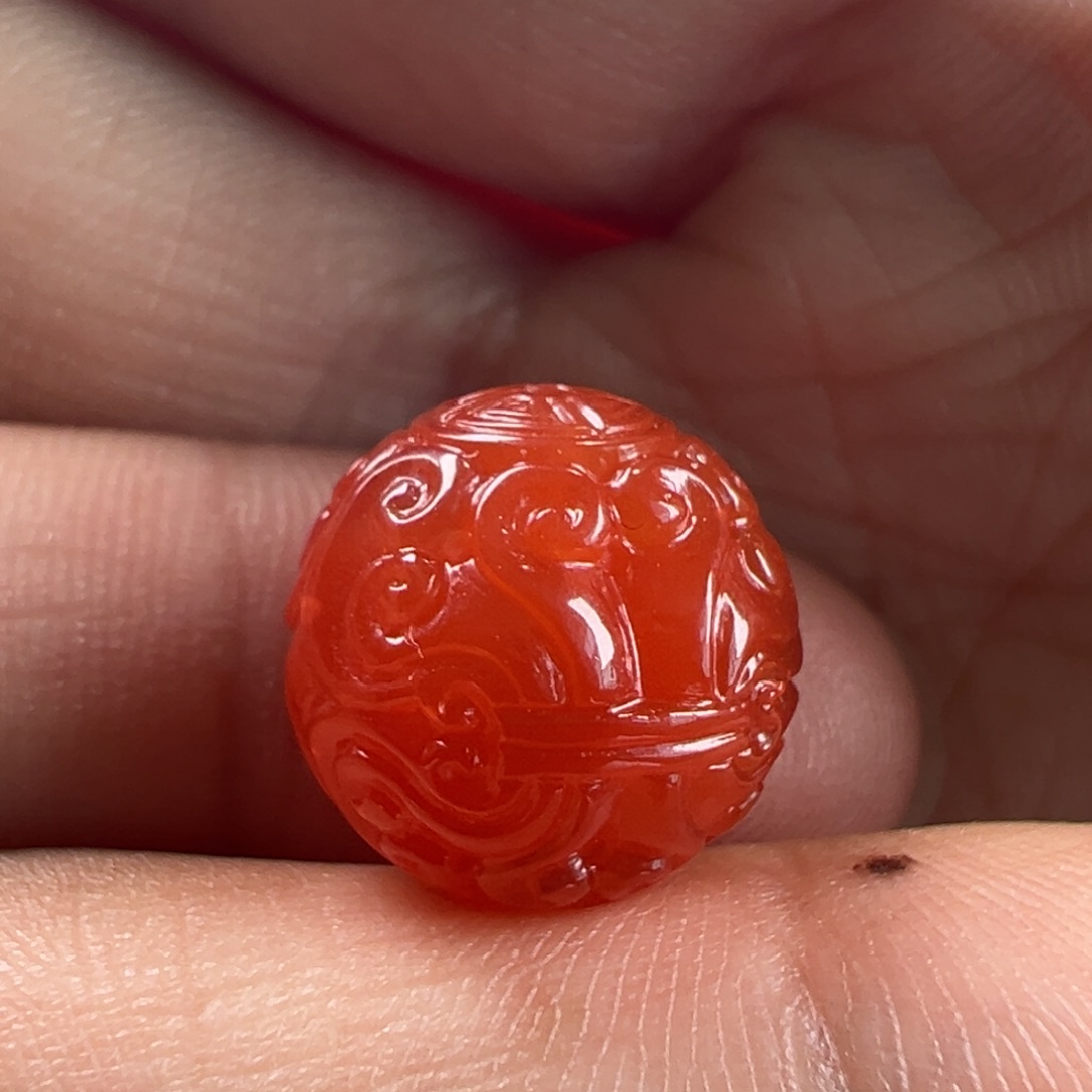 南红玛瑙克罗心13.3未镶嵌