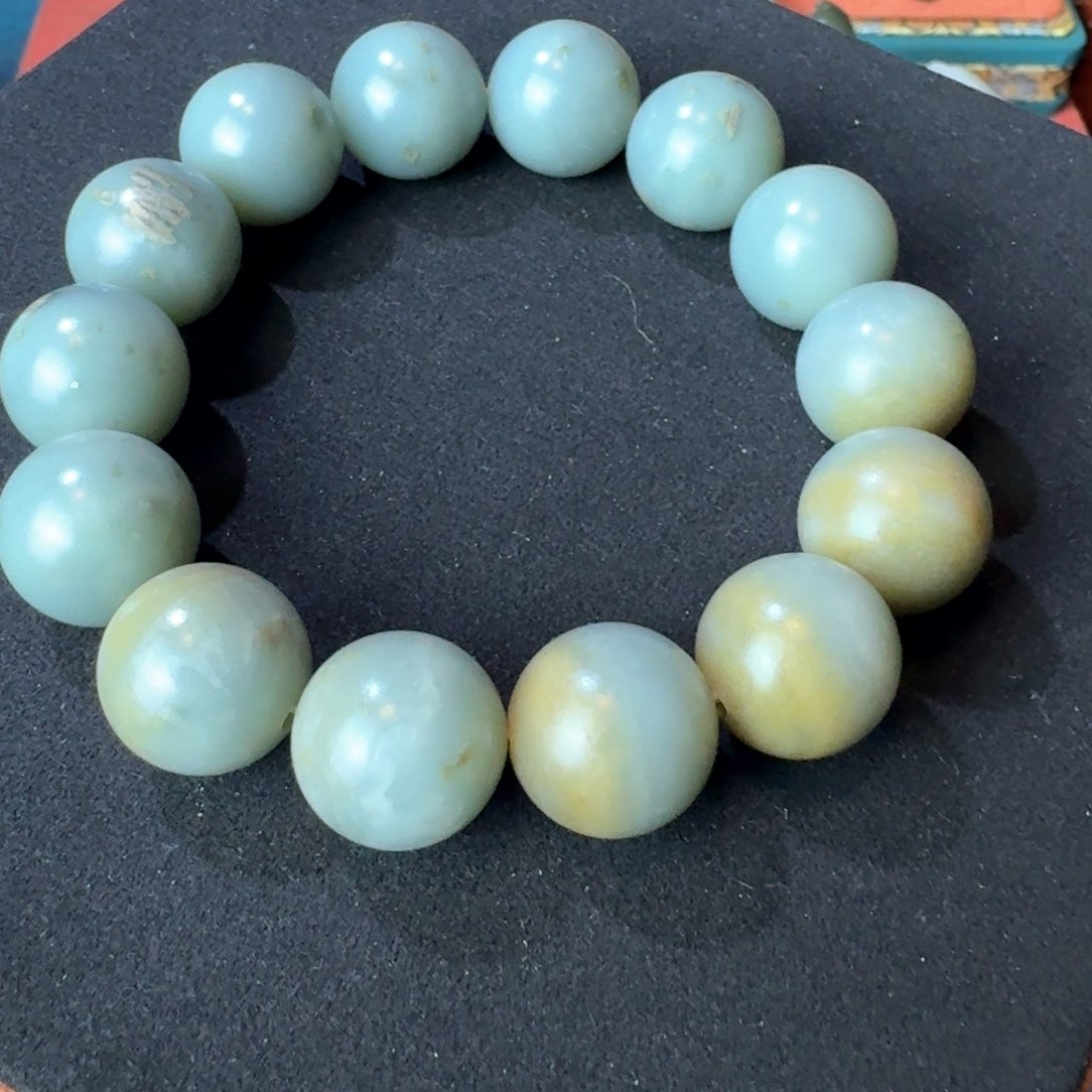 和田玉（糖玉）手链未镶嵌