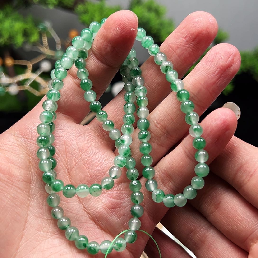 石英质玉未镶嵌项链