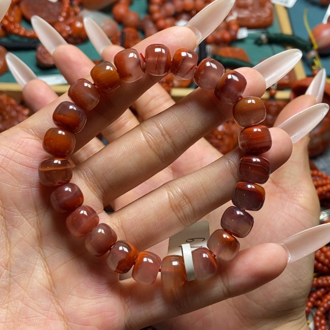 手串未镶嵌南红玛瑙10m m