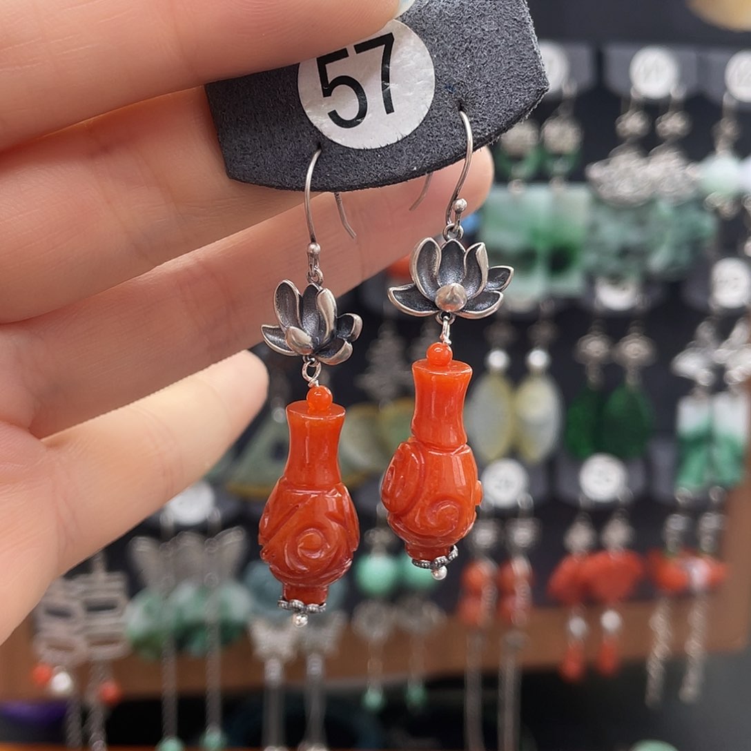 翡翠颈饰银S925镶嵌071fhbggh