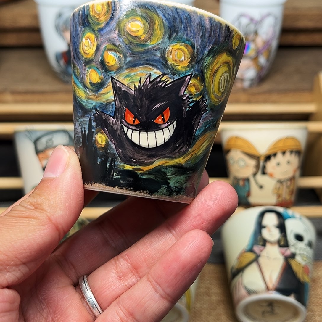 杯景德镇手绘主人杯