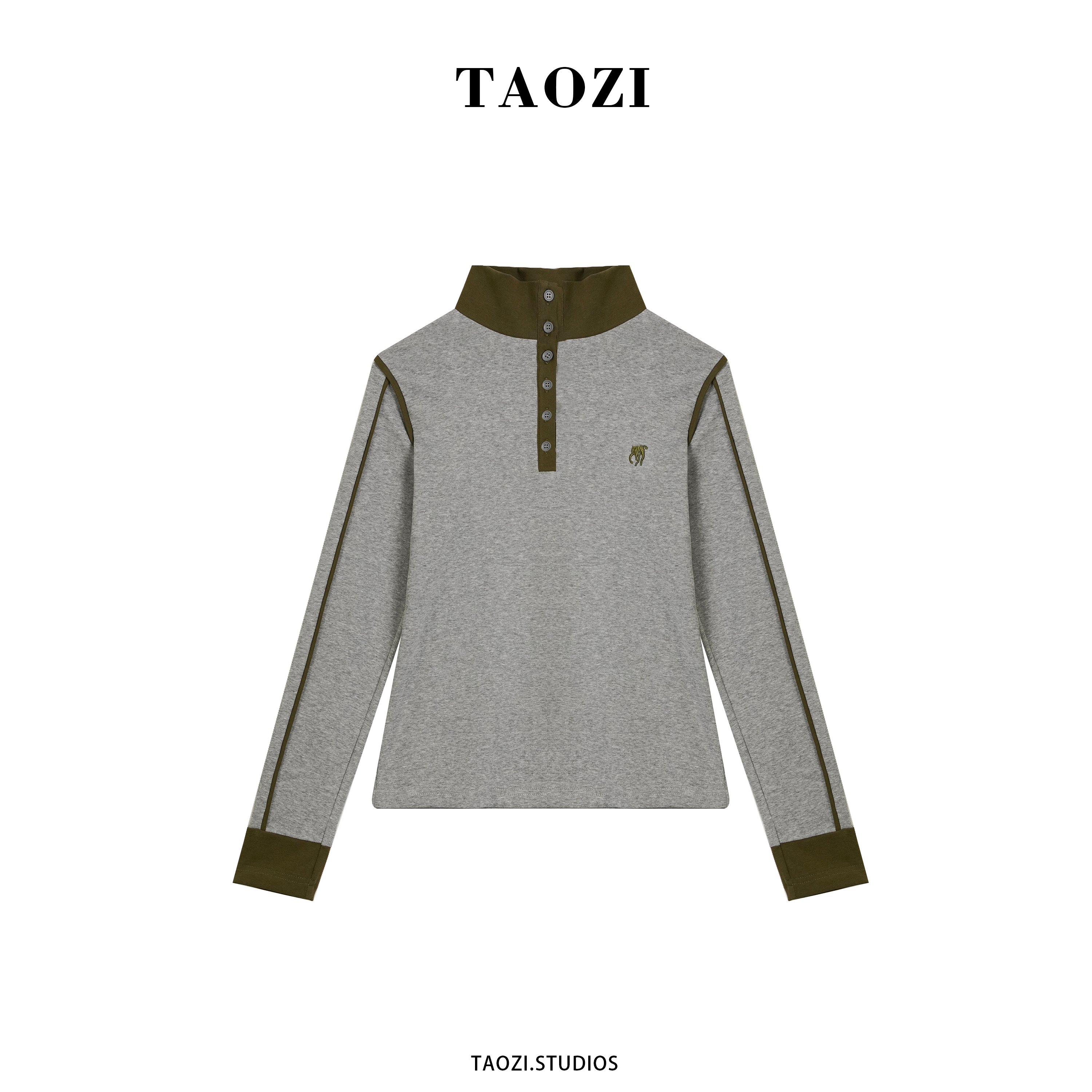 【汶汶】2025秋冬新款百搭简约时尚长袖上衣TZD333