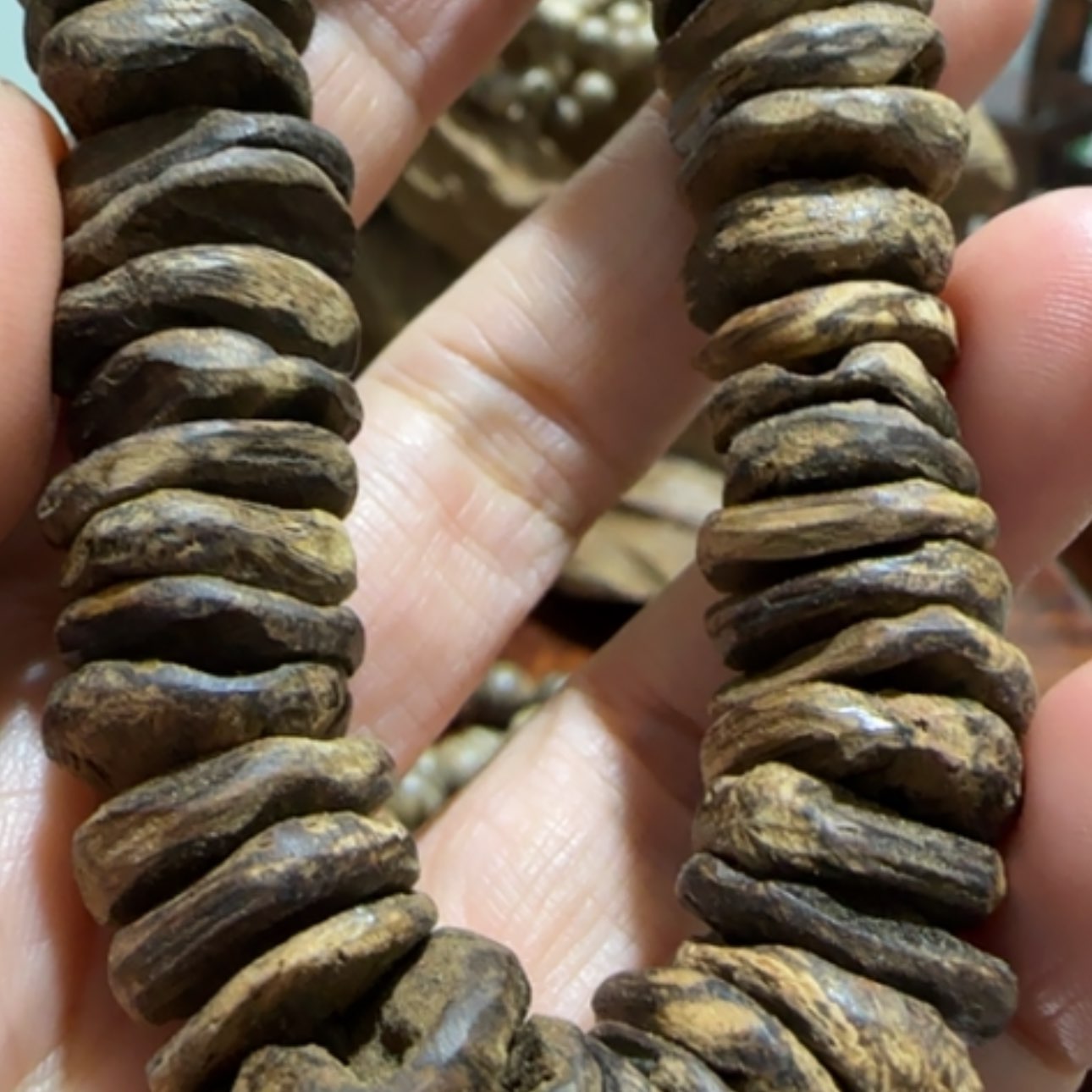 【闪购商品】沉香手串草**克达拉干随形手串19克