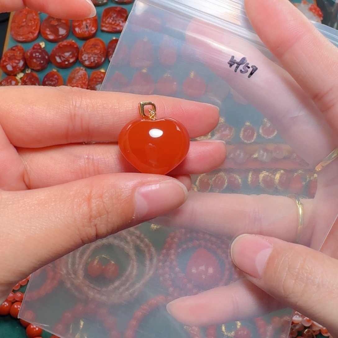 南红玛瑙南红银S925镶嵌