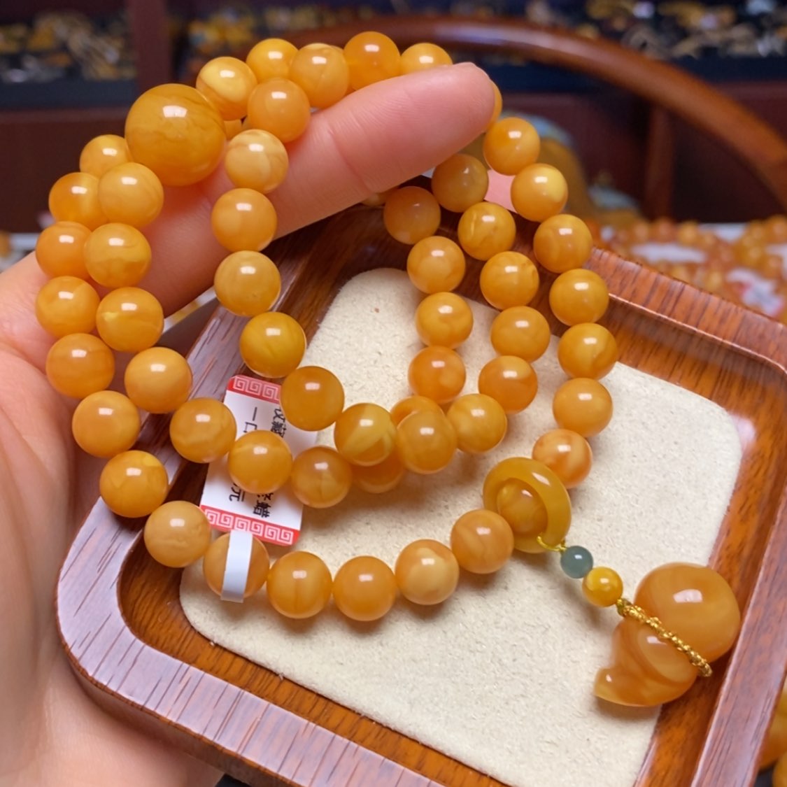 【闪购商品】蜜蜡手链未镶嵌手串