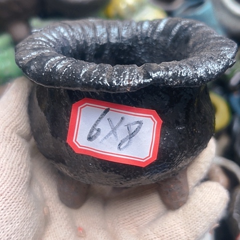 粗陶花盆手工花盆制作